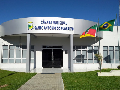 Câmara de Vereadores de Santo Antônio do Planalto possui prédio próprio (Crédito da imagem: Arquivo/Câmara de Vereadores de Santo Antônio do Planalto)