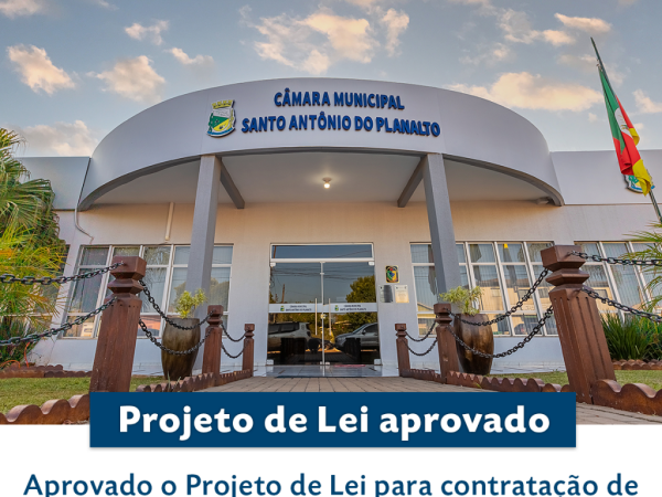 Aprovado o Projeto de Lei para contratação de profissional para o Primeira Infância Melhor