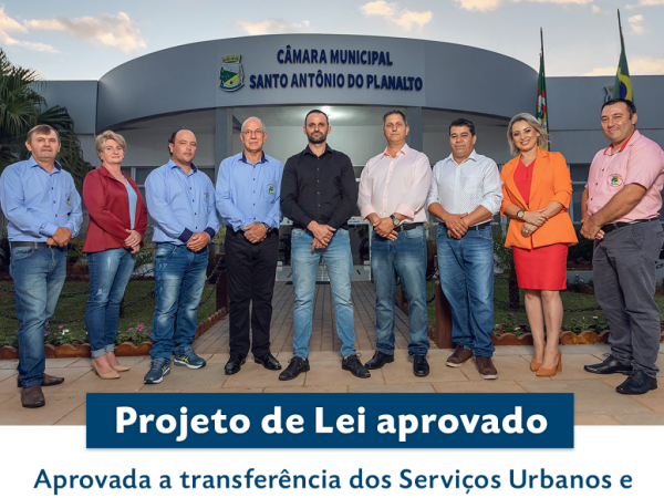Aprovada a transferência dos Serviços Urbanos e Trânsito para a Secretaria de Desenvolvimento