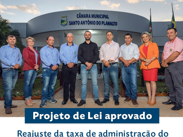 Aprovado Projeto de Lei que reajusta taxa de administração do RPPS