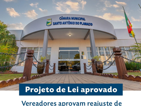 Vereadores aprovam reajuste de bolsa auxílio aos estagiários
