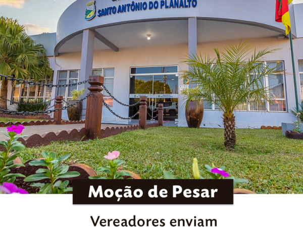 Vereadores enviam Moção de Pesar