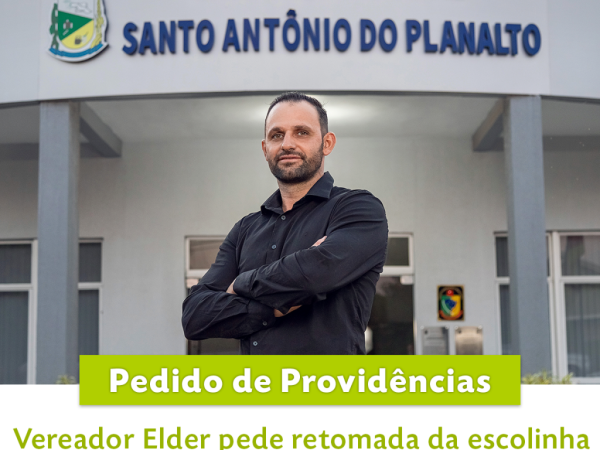 Vereador Elder pede retomada da escolinha de vôlei para crianças e adolescentes