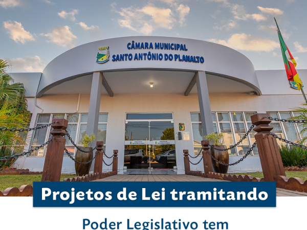 Poder Legislativo tem quatro textos em tramitação