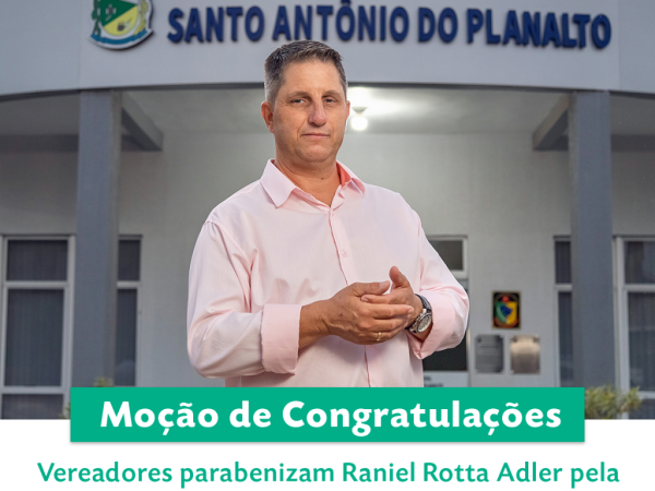Vereadores parabenizam Raniel Rotta Adler pela aprovação no concurso público do Poder Judiciário
