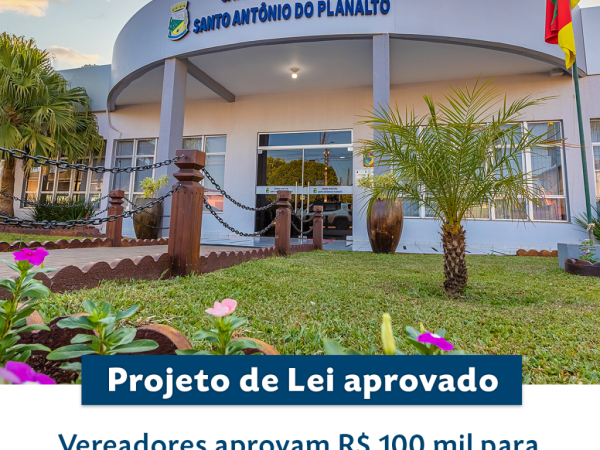 Vereadores aprovam R$ 100 mil para compra de novo veículo para a Saúde