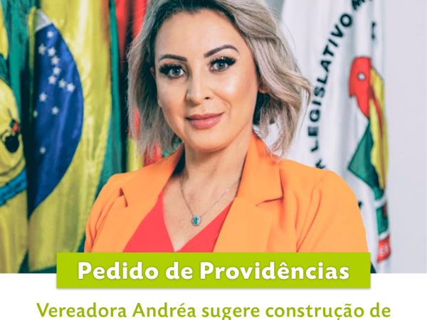 Vereadora Andréa sugere construção de abrigos em três paradas do transporte escolar