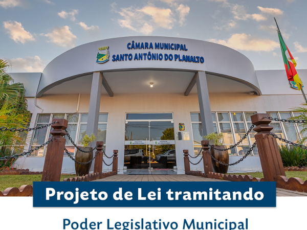 Poder Legislativo Municipal tem um texto em tramitação