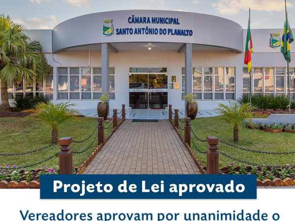 Vereadores aprovam por unanimidade o Projeto de Decreto Legislativo nº 01/2022
